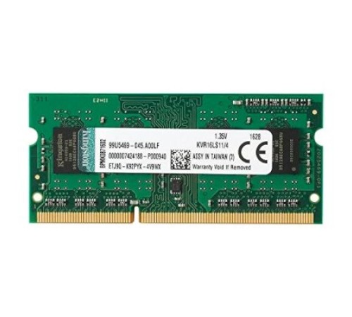 Оперативная память Kingston ValueRAM KVR16LS11/4WP