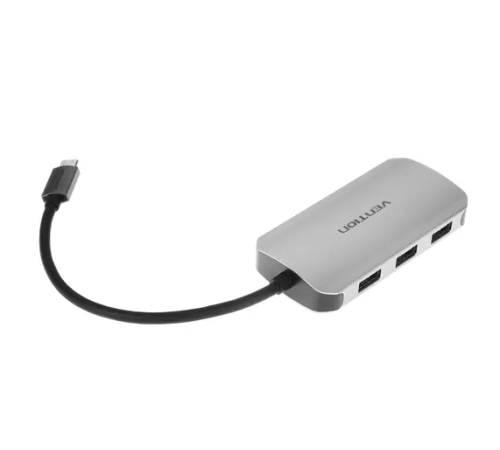 Мультифункциональный хаб Vention USB-C > USB 3.0x3/SD/TF/PD (TNHHB) (id 23158) Мультифункциональный хаб Vention USB-C > USB 3.0x3/SD/TF/PD (TNHHB) (id 23158)