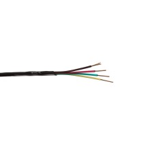 Кабель Телефонный 4с CU 100м плоский черный Netko Optima PHC-3593.0X.1B (52256)