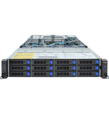 Шасси серверное Gigabyte Server Platform R283-S94 / 2U / 2xIntel (Gen 4/5) / 2xHS / 32xDIMM / 12xLFF SAS/SATA + 2xSFF SAS/SATA / 2xGbE / 2xOCP 3.0 / 4xFHHL / 2x1300W / Rails (id 34405)