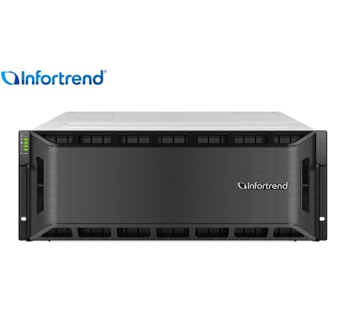 Система хранения данных Infortrend EonStor GS 3000T 4U/48bay U.2 NVMe AFA,unified Dual controller, 4xhost board ,4x25GbE, 6x8GB, 2x (PSU + Fan), 2x(SuperCap.+ flash), 1xRM kit(GS 3048URT-G) (id 34368)