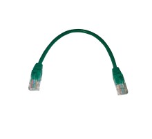 Патч-корд UTP4 cat 5e 0,25м ВС LSZH зеленый литой коннектор Netko Optima N.BC.UTP.5e-0.25m-7-lszh (67580)