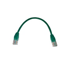 Патч-корд UTP4 cat 5e 0,25м ВС LSZH зеленый литой коннектор Netko Optima N.BC.UTP.5e-0.25m-7-lszh (67580)