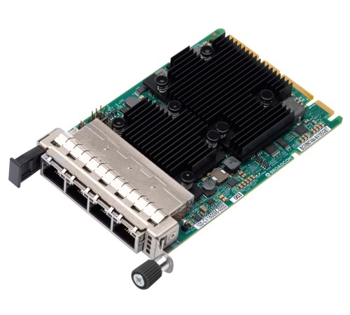 Сетевая карта Lenovo ThinkSystem Broadcom 57454 10GBASE-T 4-port OCP Ethernet Adapter(for V2) (4XC7A08240) (id 24456)