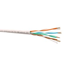 Кабель Lancable UTP4 cat.5е одножильный 305м Cu Проходит Fluke тест нг(А)-HF LSZH серый LC UTP-10762.05E.2B (59425)