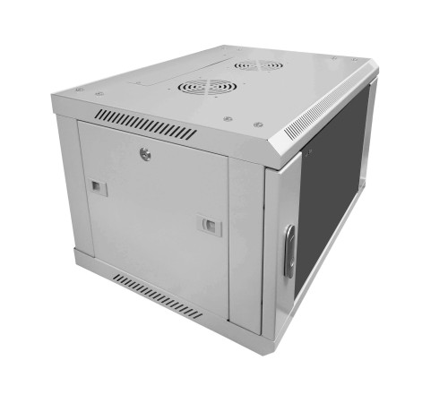 Шкаф настенный 15U серия WMA (Wall Maestro) (600х600х768) передняя дверь стекло разборный серый Netko N.WMA.6615GWD.66555.GY (66555)