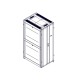 Монтажный шкаф Systeme Electric шкаф, серия Uniprom, 42U-750/1070, боковые панели 4шт, черный UR3150