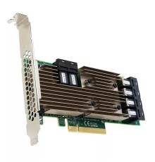 HBA-адаптер Broadcom 9305-24i SGL (05-25699-00 / 03-25699-02007) PCIe 3.0 x8 LP, SAS/SATA 12G HBA, 24port(6*int SFF8643), 3224 IOC (id 26175)