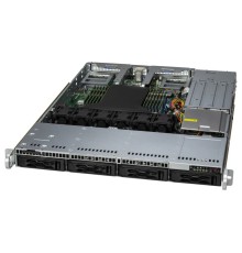 Серверная платформа Supermicro CloudDC A+ Server 1U 1015CS-TNR 1xGenoa 9004 / noDIMM(12)/ 4x3,5