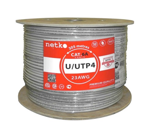 Кабель витая пара U/UTP4 Netko UTP-4910.06A.0B (53573)