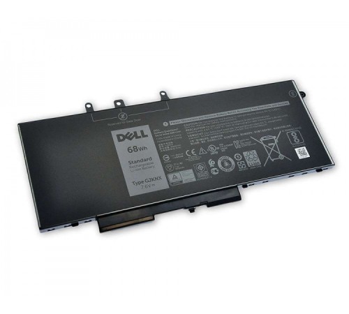 Батарея Dell Battery Primary 4-cell 68Whr for Latitude 5491/5591/5280/5290/5480/5490/5495/5580/5590, Precision 3520/3530 (451-BBZG) (GJKNX) (id 2345)