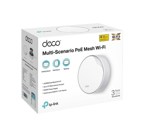 Mesh-система TP-Link Deco X50-PoE (3-pack) X50-POE(3-PACK)