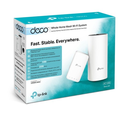 Mesh Wi-Fi система TP-Link Deco M3 (2-pack) M3(2-PACK)