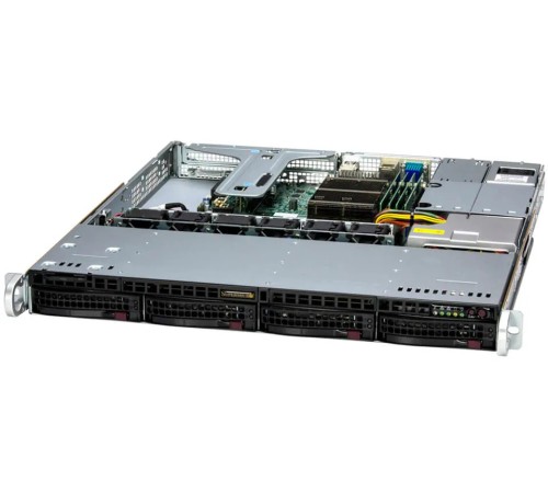 Сервер Supermicro SuperServer 1U 511R-M 1xE-2436/ 1x32Gb/ 1xD3 S4520 480GB SATA/ 600W/ 1st config (id 31171)