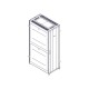 Монтажный шкаф Systeme Electric шкаф, серия Uniprom, 42U-600/1070, боковые панели 4шт, черный UR3100