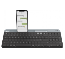 Беспроводная клавиатура Logitech Keyboard Slim K580 Bluetooth Multi-Device Graphite (920-009275) (id 2978)