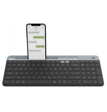 Беспроводная клавиатура Logitech Keyboard Slim K580 Bluetooth Multi-Device Graphite (920-009275) (id 2978)