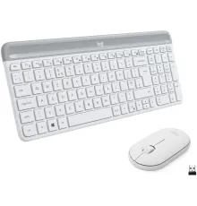 Клавиатура+мышь Logitech Wireless Desktop MK470 OFFWHITE (920-009207) (id 23304)