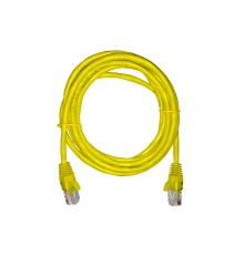 Патч-корд UTP4 cat 5e 2,0м ВС LSZH желтый литой коннектор Netko Optima N.BC.UTP.5e-2.0m-6-lszh (67618)