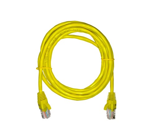 Патч-корд UTP4 cat 5e 2,0м ВС LSZH желтый литой коннектор Netko Optima N.BC.UTP.5e-2.0m-6-lszh (67618)