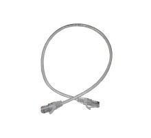 Патч-корд UTP4 cat 5е 0,5м ВС LSZH серый литой коннектор Netko Optima N.BC.UTP.5e-0.5m-2-lszh (67592)