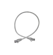 Патч-корд UTP4 cat 5е 0,5м ВС LSZH серый литой коннектор Netko Optima N.BC.UTP.5e-0.5m-2-lszh (67592)