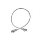 Патч-корд UTP4 cat 5е 0,5м ВС LSZH серый литой коннектор Netko Optima N.BC.UTP.5e-0.5m-2-lszh (67592)