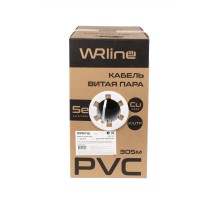 Кабель витая пара WRLine WR-FTP-4P-C5E-PVC-GY