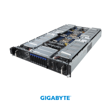 Платформа системного блока Gigabyte G291-2G0 (rev. 100) 2U 16x Single Slot GPU (Tesla T4 only), Dual Intel® Xeon® Scalable, 24x «RDIMM/LRDIMM DDR4, 2x 10Gb/s BASE-T (i550-AM), Aspeed AST2500, 8x 2.5» NVMe/SATA HS HDD/SSD, 2xPCIe Gen3 x16 LPHL, 2x2200W» (i