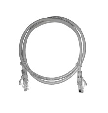 Патч-корд UTP4 cat 5e 1,0м ВС LSZH серый литой коннектор Netko Optima (упак 10) N.BC.UTP.5e-1.0m-2-lszh(p (67605)