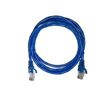 Патч-корд UTP4 cat 5e 1,5м ВС LSZH синий литой коннектор Netko Optima N.BC.UTP.5e-1.5m-5-lszh (67613)