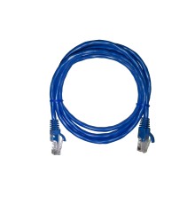 Патч-корд UTP4 cat 5e 1,5м ВС LSZH синий литой коннектор Netko Optima N.BC.UTP.5e-1.5m-5-lszh (67613)