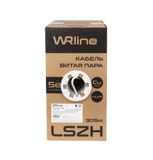 Кабель витая пара WRLine WR-FTP-4P-C5E-LSZH-GY