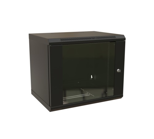 Шкаф 19-дюймовый WRLine WR-TW-1245-GP-RAL9004 Шкаф 19-дюймовый WRLine WR-TW-1245-GP-RAL9004