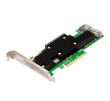 HBA-адаптер Broadcom 9600-16i SGL (05-50111-00) PCIe v4 x8 LP, Tri-Mode SAS/SATA/NVMe 24G HBA, 16port (2*int SFF8654), SAS4016 IOC, RTL (id 26184)