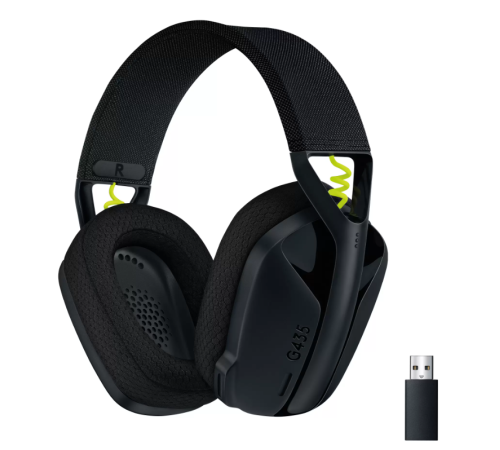 Гарнитура Logitech Headset G435 Lightspeed Wireless Gaming Black (981-001050) (id 2644)