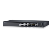 Dell Networking N1524,24x 1GbE + 4x10GbE SFP+,fixed ports, Stacking, Lifetime Limited Hardware Warranty (210-AEVX-014) (id 1815)