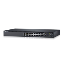 Dell Networking N1524,24x 1GbE + 4x10GbE SFP+,fixed ports, Stacking, Lifetime Limited Hardware Warranty (210-AEVX-014) (id 1815)