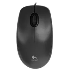 Мышь проводная Logitech M90, оптическая, 1000 dpi, USB, кабель 1,8 м, темно-серый. (id 18636)
