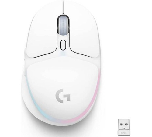 Мышь Logitech G705 LIGHTSPEED Wireless Gaming Mouse WHITE (910-006368) (id 19053) Мышь Logitech G705 LIGHTSPEED Wireless Gaming Mouse WHITE (910-006368) (id 19053)