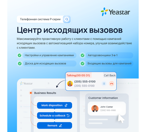 Лицензия Yeastar PSE Out Bound Call Center (годовая)