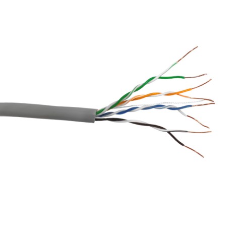 Кабель UTP4 cat.5е одножильный 305м Cu нг(А)-HF LSZH серый Netko Optima Gold N.UTP-69457.05E.2B (69457)