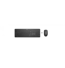 Комплект клавиатура и мышь Keyboard and Mouse HP Wireless 235 RUSS black (1Y4D0AA#ACB) (id 13929)