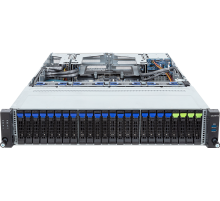 Шасси серверное Gigabyte Server Platform R283-S92 / 2U / 2xIntel (Gen 4/5) / 2xHS / 32xDIMM / 4xSFF NVMe/SATA/SAS + 20xSFF SATA/SAS + 2xSFFSATA/SAS / 2x1GbE / 2xOCP 3.0 / 6xFHHL + 2xLP / 2x2000W / Rails (id 35682)