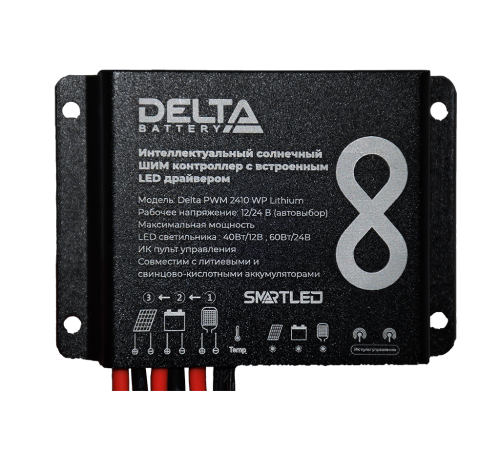 Контроллер заряда Smartwatt PWM 2410 WP Lithium 4816020250002