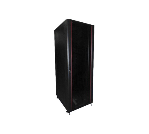 Шкаф напольный 47U серия T2(A2) (800х1000х2277) передняя дверь стекло черный разобранный Netko (упакован в 3 коробки) 8047.911-S (53946)
