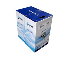 Кабель Skynet Light UTP4 cat.5е одножильный 305м Cu для наружных работ черный (65686) 1693223