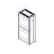 Шкаф Systeme Electric , серия Uniprom, 48U-600/1070, боковые панели 4шт, черный Electric UR3107