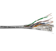 Кабель FTP4 cat.5е одножильный экранированный 305м Cu серый Netko Optima Gold N.FTP-67671.05E.0B (67671)
