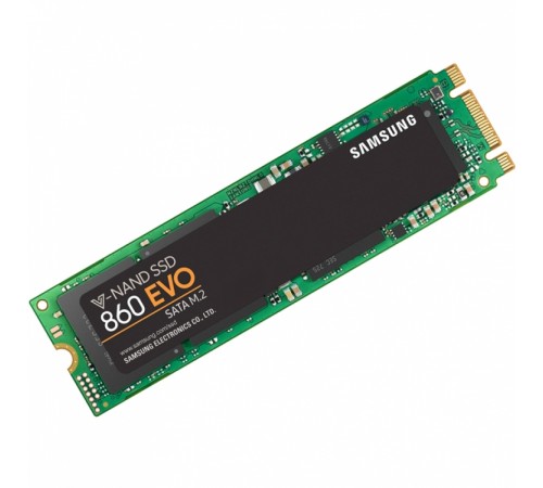 Твердотельный накопитель SSD Samsung 250GB 860 EVO, 3D V-NAND TLC, MJX, M.2 2280 SATA 6Gb/s, R550/W520, IOPs 97000 (MZ-N6E250BW) (id 13403)